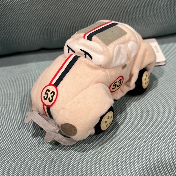 3/$25 The Disney store mini bean bag "Herbie the love bug" 6" - Picture 6 of 8